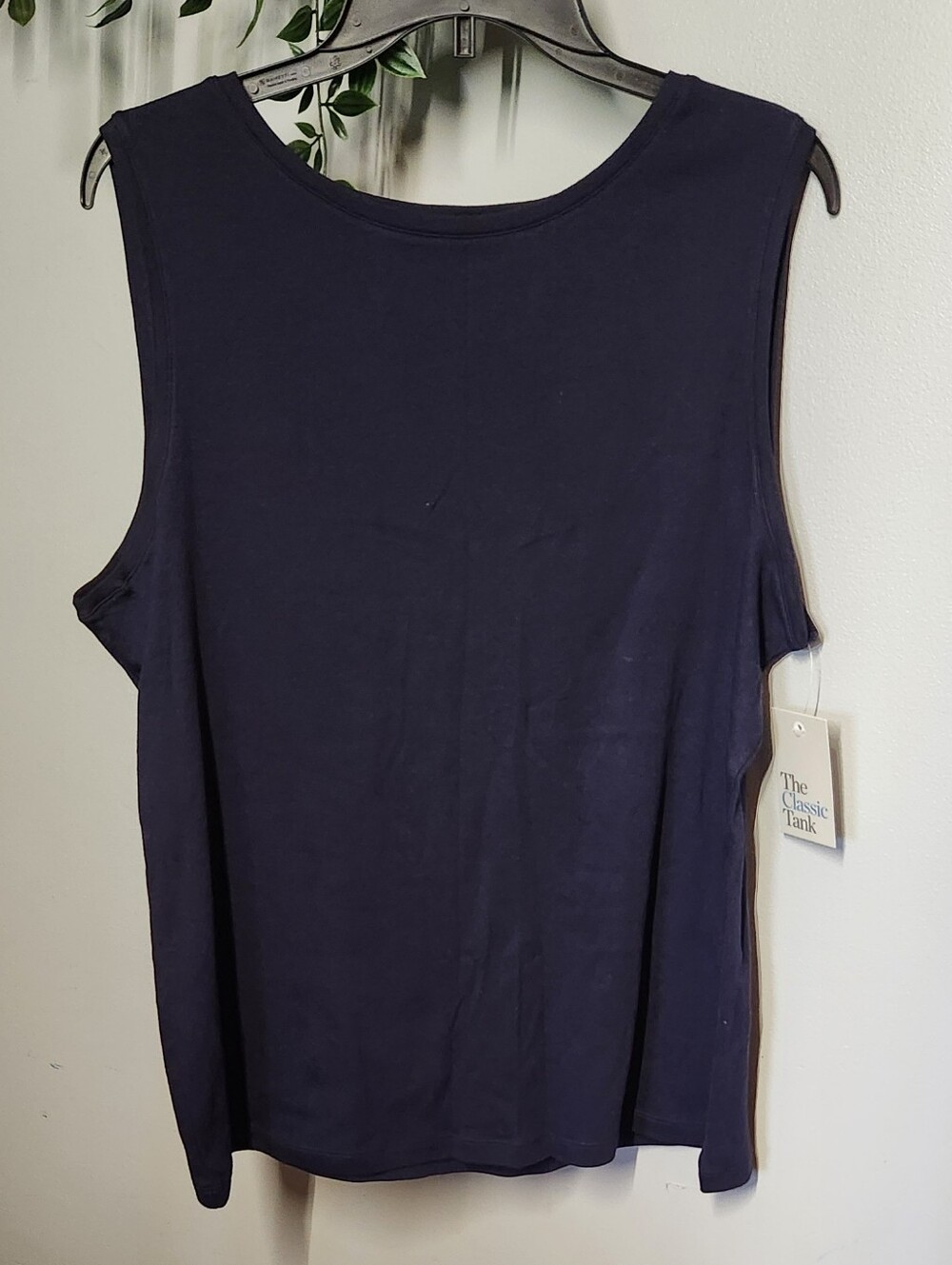 Croft & Barrow Navy Sleeveless Tank Top